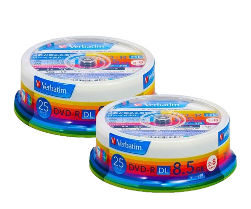 Verbatim dvd gb 8x 25 - r, 8,5