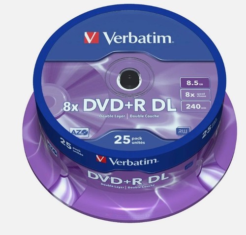 Verbatim dvd 8 75 gb - verbatim, dl