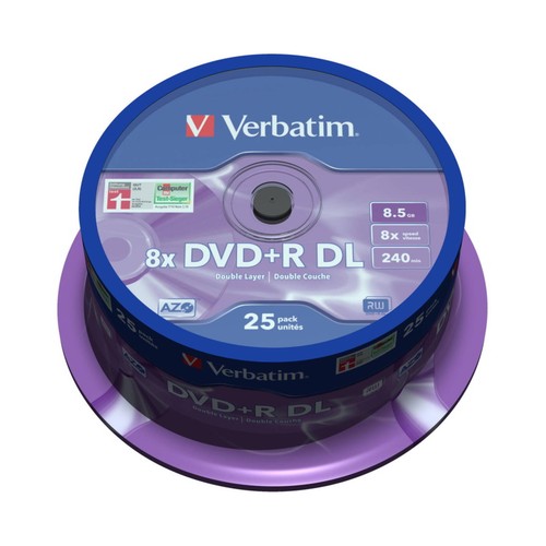 Verbatim dvd dl - 8x, dual