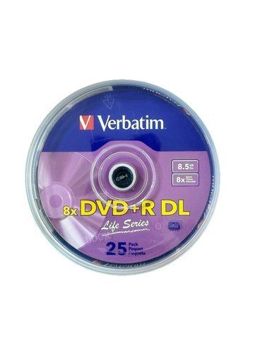 Verbatim dvd 5gb 8x - verbatim, 8,5gb