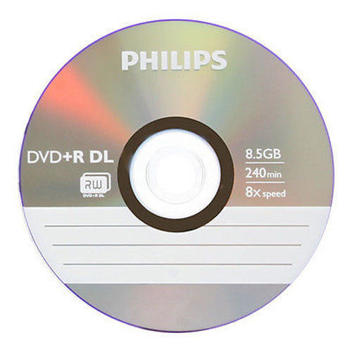 Philips dvd dl doppio - 8x,
